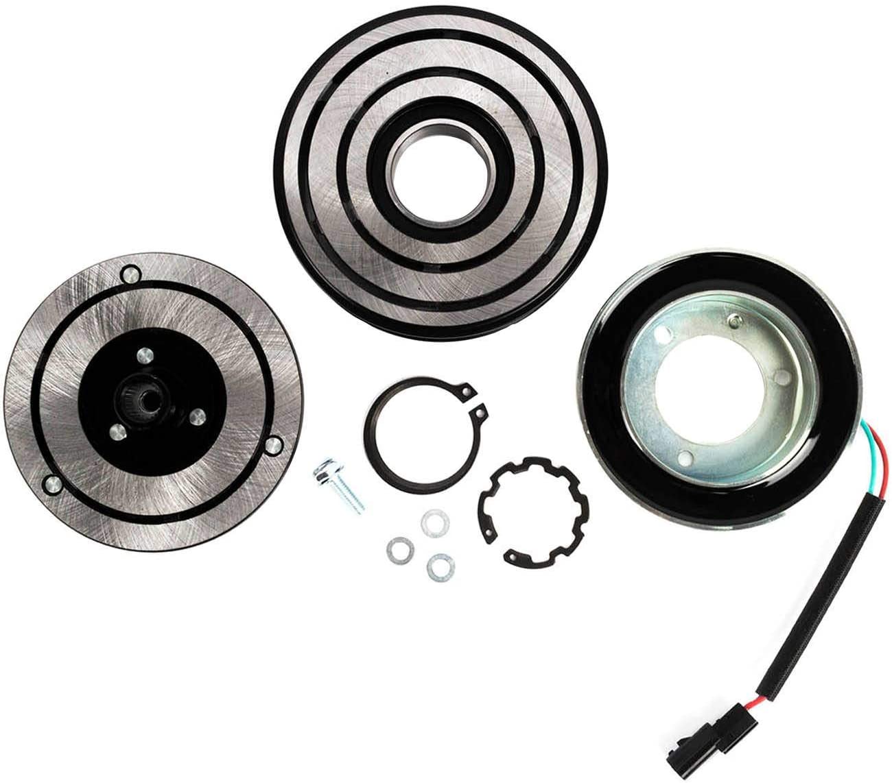 KARPAL AC A/C Compressor Clutch Assembly Repair Kit Compatible With 2009-2013 Nissan Murano