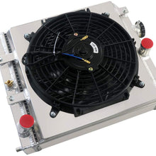 CoolingSky 3 Row Aluminum Radiator +Fan Shroud Combo &Thermostat Relay Kit for 1992-2001 Honda Civic Del Sol EJ EK EG DB DC丨Acura Integra (fits: Manual)