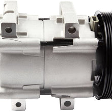 Ineedup AC Compressor and A/C Clutch for Ford Bronco Ford F-150 F-250 4.9L 1990-1996 CO 101220C