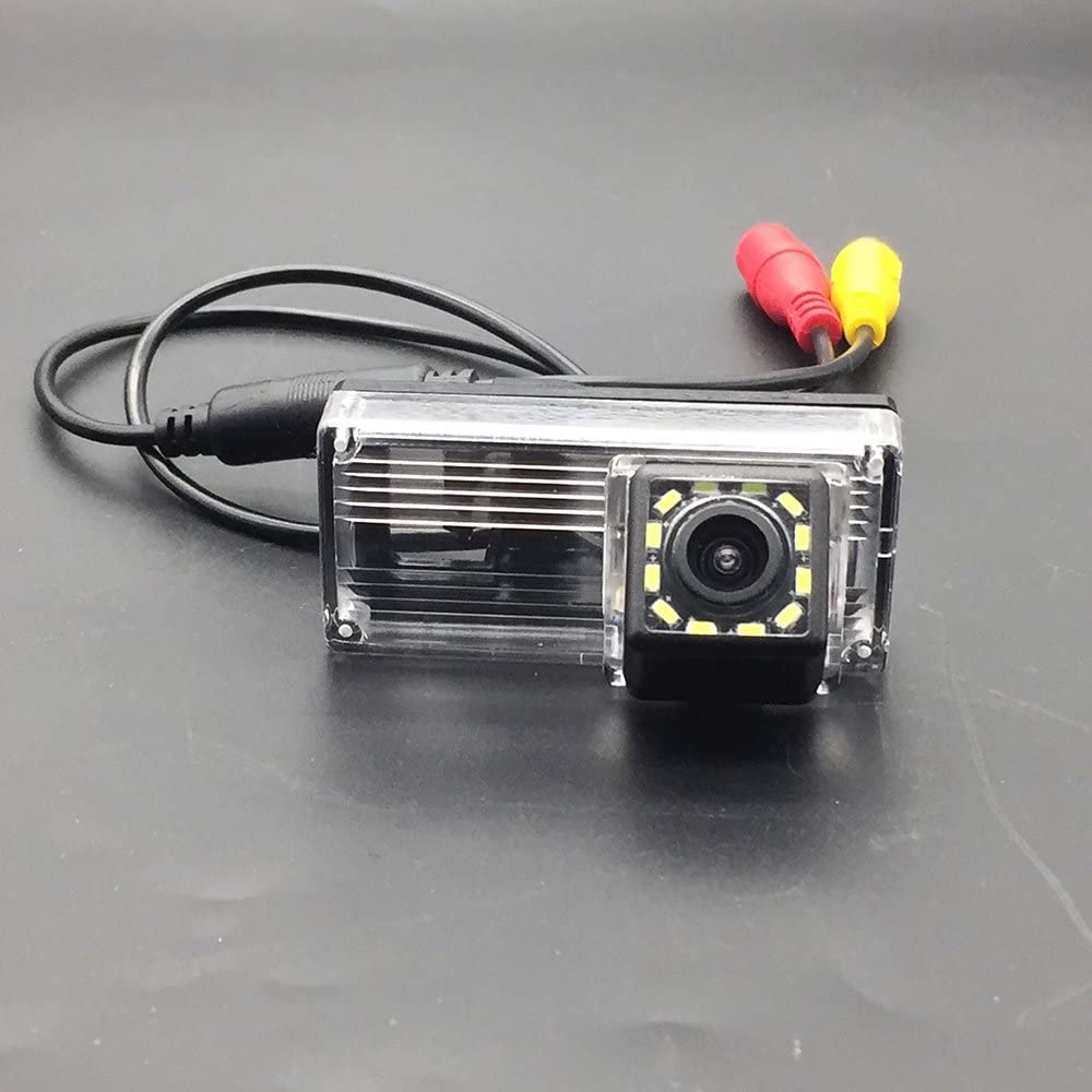LEDs Car Rear View Camera for Toyota Reiz/Mark X MarkX/Toyota Prius/Toyota Land Cruiser LC100 LC120 LC200 Prado & HD CCD Night Vision Waterproof and Shockproof Reversing Backup Camera (12 LED) (12 LED)