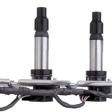SCITOO 100% New 1pcs Ignition Coil Set Compatible with Cadillac STS/Seville/SRX/DeVille Pontiac Bonneville 2004-2005 Automobiles Fit for OE: UF372 C1509