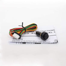 MOTOR METER RACING Clock Gauge 2" White LED Backlit Waterproof Pin-Style Install