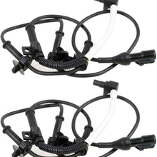 AUTEX 2PCS Front Left + Front Right ABS Wheel Speed Brake Sensor XL2Z2C204AB