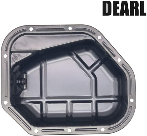Engine Oil Pan W/Drain Plug Fits V6 2.7L 01-06 Santa / 05-09 Tucson / 05-10 Sportage (01 02 03 04 05 06 07 08 09 10 2001 2002 2003 2004 2005 2006 2007 2008 2009 2010) Oil Pans For Changing Oil