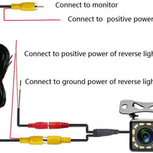 UNITOPSCI Car Backup Camera Vehicle Rear View Reversing Camera 170 Wide Angle HD CCD 12 LEDs Night Vision Waterproof with 6M Video Cable for 12V Universal Cars