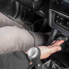 Motor Trend SW2311 Gray WarmTouch 12v Heated Steering Wheel Cover – DC Powered Hand Warmer with Automated Thermostat, Universal Fit for Car Truck Van and SUV