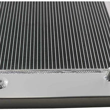 OzCoolingParts 3 Row Core Aluminum Radiator + 2 x 12" Fan w/Shroud Kit for 1967-1972 68 69 70 71 Chevy C10 C20 K10 K20 K30 Pickup Trucks and GMC More Models