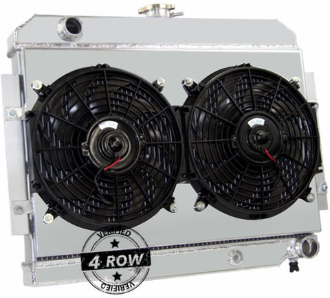 Primecooling 4 Row All Aluminum Radiator +2X12