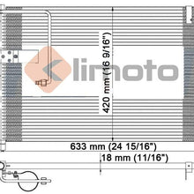 Klimoto Condenser | fits Pontiac GTO 2005-2006 6.0L V8 | Replaces 3552PFC 92148168