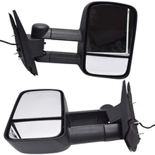 RainMan S Towing Power Heated Signal Side View Mirror fit for Chevy Towing Mirrors Chevrolet Silverado Side Mirror GMC Yukon Tow Mirrors Pair 2007-2013