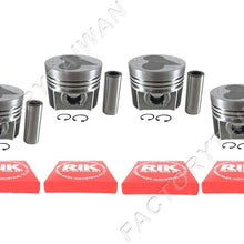 Factorytaiwan Piston + Ring Kit Set STD 87mm for KUBOTA V2203 (100% Taiwan Made) x 4 PCS