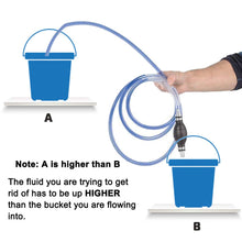 A ABIGAIL Siphon Pump for Gasoline Oil Water Diesel Liquid Fuel Transfer Manual Hand Transfer Pump Kit with 2 Eco-Friendly Durable PVC Hoses(10mm)-Fuel Line Assembly