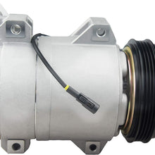 Riseking A/C Compressor & Clutch Compatible with 06 XL-7 Base 06 XL-7 Premium 04-05 XL-7 LX 04-05 XL-7 EX 03 XL-7 Limited 03 XL-7 Touring R83-18-17005