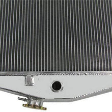 OzCoolingParts 4 Row Core All Aluminum Radiator for 1943-1948 44 45 46 47 Chevy Fleetline/FleetMaster/Stylemaster L6 MT