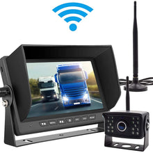 Wireless Backup Camera Kit Waterproof Wireless License Plate Rear View Camera,Night Vision Reverse Rearview Cam for Trucks, Trailer, RV,Pickup Trucks,Cargo,Vans,etc