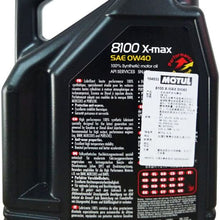 Motul 104533 8100 X-Max 0W40 Synthetic Engine Oil - 5 Liter