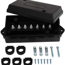 SCITOO 7-Gang Junction Box Trailer Wiring Connector Waterproof