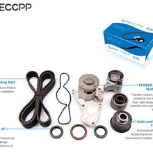 Engine Timing Belt Kit,ECCPP Automotive Replacement Timing Parts Set with Water Pump for 1995-2002 for Mazda 626 Millenia for Ford Probe 2.5L