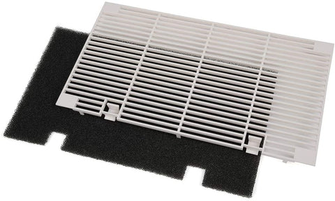 RV A/C Ducted Duo-Therm Air Grille For Dometic 3104928.019, Replace Air Conditioner Grill with Filter Pad - Polar White