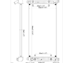 OBQ 1x Compatible with 02-02 Avalanche 2500 8.1L V8 01-02 Silverado 2500 HD 8.1L V8 01-02 Silverado 3500 8.1L V8 01-02 Suburban 2500 8.1L V8 01-01 Sierra 2500 HD 8.1L V8Auto Al/Plastic Radiator