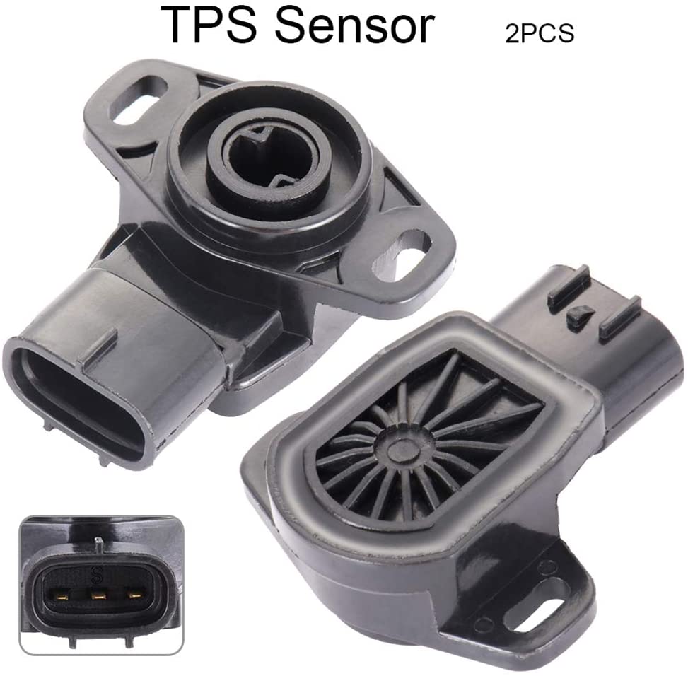 ECCPP 2PCS Throttle Position Sensor Fit For 2006-2011 Polaris Ranger 500 2014-2016 Polaris Ranger 570 2011-2016 Polaris Ranger 800 2011-2013 Polaris Ranger Crew 500 TPS Sensor