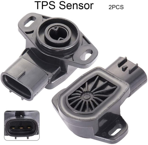 ECCPP 2PCS Throttle Position Sensor Fit For 2006-2011 Polaris Ranger 500 2014-2016 Polaris Ranger 570 2011-2016 Polaris Ranger 800 2011-2013 Polaris Ranger Crew 500 TPS Sensor