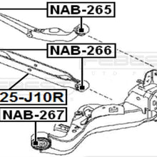 FEBEST NAB-265 Arm Bushing for Track Control Arm