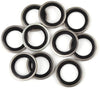 X AUTOHAUX 10pcs 19x28x3mm G1/2 BSP Car Engine Oil Drain Crush Flat Bonded Washer Seal Gaskets