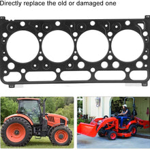Cylinder Head Gasket, Aluminum Alloy Material Engine Cylinder Head Gasket Replacement Fit for Kubota V2203 V240 1G790 03612