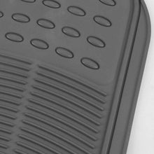 BDK ProLiner Original 3pc Heavy Duty Front & Rear Rubber Floor Mats for Car SUV Van & Truck, All Weather Protection Universal Fit