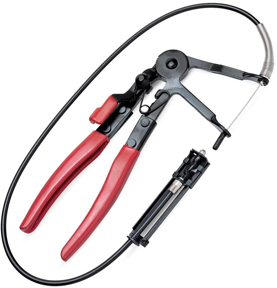 Eastwood Spring Clamp Pliers 24In Long Cable Easy Strong Release for Coolant Fuel Line