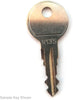 Thule Car Rack Replacement Key - Single (Thule replacement key N 077)