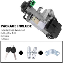 RYANSTAR Ignition Switch Lock Cylinder Assembly Compatible with Honda Accord CRV FIT Odyssey 2003-2011 with 2 Keys( 48 Chips Replace 06350-SAA-G30 35100-SDA-A71