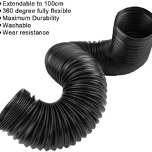 3" Car Turbo Air Intake Hose, Universal Adjustable Flexible High Flow Turbo Cold Air Intake System Hose Pipe Tube