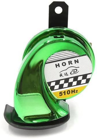 uxcell Green DC 12V 510HZ 110dB Snail Siren Speaker Electric Horn for Car Motorcycle