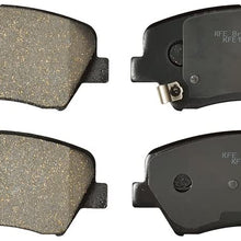 KFE KFE1543-104 Ultra Quiet Advanced Premium Ceramic Brake Pad Front Set Compatible with: 2011-2016 Hyundai Elantra, Elantra GT, Elantra Coupe; Kia Forte, Forte Koup