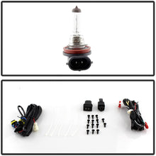VIPMOTOZ Black Bezel OE-Style Front Fog Light Driving Lamp Housing Assembly For 2016-2018 Honda Civic Coupe Sedan - Built-In Rainbow RGB LED Bulbs, Driver & Passenger Side