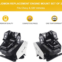 JDMON Compatible with Engine Motor Mount with Heat Shield Cadillac GMC Chevy Escalade Silverado Suburban Tahoe Sierra Yukon 2007-2014 2 Set Left and Right Mounts A5365HY Replaces 15854941 15854939