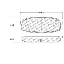 Centric (105.13040) Posi Quiet Brake Pad, Ceramic