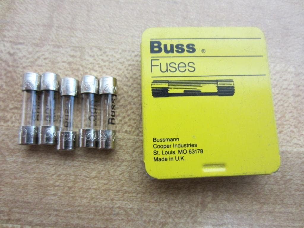 Bussmann GDC-200MA Buss Fuse 200MA 250V GDC200MA (Pack of 5)