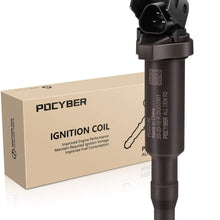 POCYBER Ignition Coils Pack Set of 6 for BMW, Replaces OE# 0221504470 00044 Fits BMW 325i 335i 328i 525i 530i 330i 650i X3 X5 M3 M5 M6 Z3 Z4 Mini Cooper More