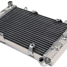CoolingSky All Aluminum Racing Radiator for 2003-2008 Arctic Cat 400 /Kawasaki KFX400 /Suzuki LTZ400 Quadsport Z400