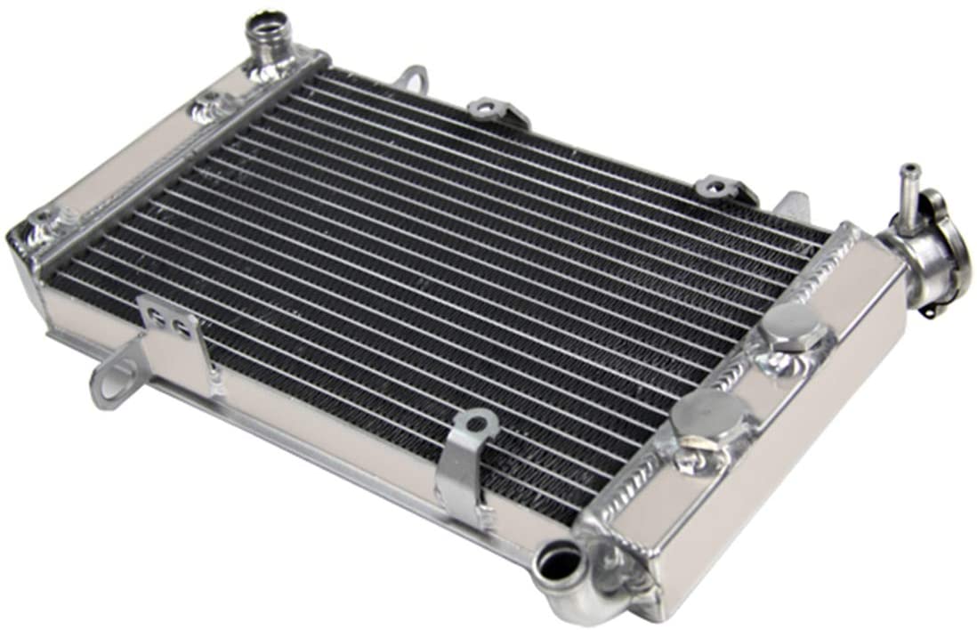 CoolingSky All Aluminum Racing Radiator for 2003-2008 Arctic Cat 400 /Kawasaki KFX400 /Suzuki LTZ400 Quadsport Z400
