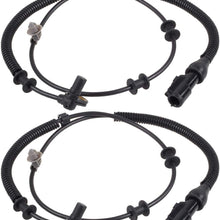 AUTEX 2PCS ABS Wheel Speed Sensor Front Left & Right ALS504