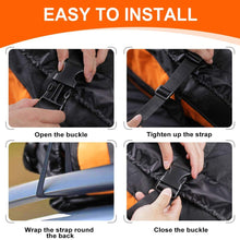 LIMINK Car Roof Bag Rooftop Cargo Carrier with 8 Heavy Duty Straps & Protective Mat Soft Shell Oxford Cloth PVC Luggage Storage Bag for Any Vehicle with Roof Racks