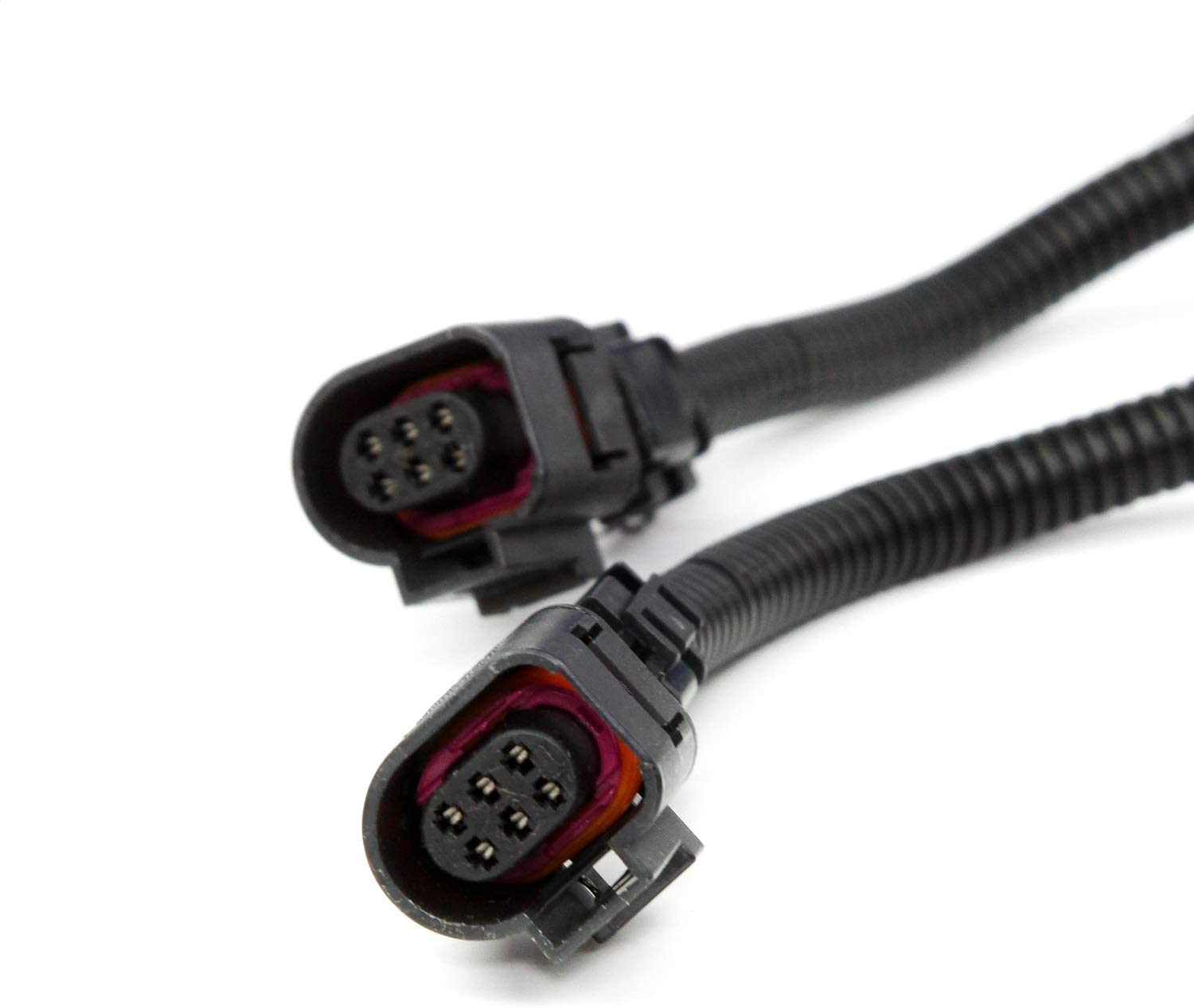 BBK Performance Parts 1112 O2 Sensor Wire Extension Harness OEM Style Factory Connectors 12 in. Length Front Direct Plug In Pair O2 Sensor Wire Extension Harness