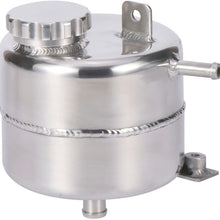 Aluminium Radiator Coolant Water Overflow Expansion Tank Reservoir for Mini Cooper S R52 R53 (Black)