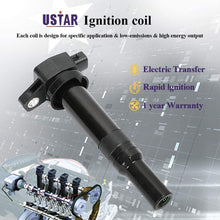 USTAR Ignition Coils 6 Pack Replacement for Hyundai Santa FE 2007-2009, KIA Optima Rondo 2007-2010 V6 2.7 Engine Replaces 27301-3E400