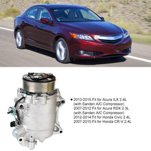 Air Conditioning Compressor, Iron AC Air Compressor 38800RZYA010M2 for Honda CR-V 2.4L 2007 2008 2009 2010 2011 2012 2013 2014 2015