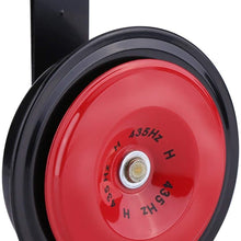 WNHSNM 12V 110dB 435HZ with mounting Bracket Red Motorcycle Car Loud Electric Snail Horn Loudspeaker Waterproof Pure Copper Terminal (Color Name : Black)